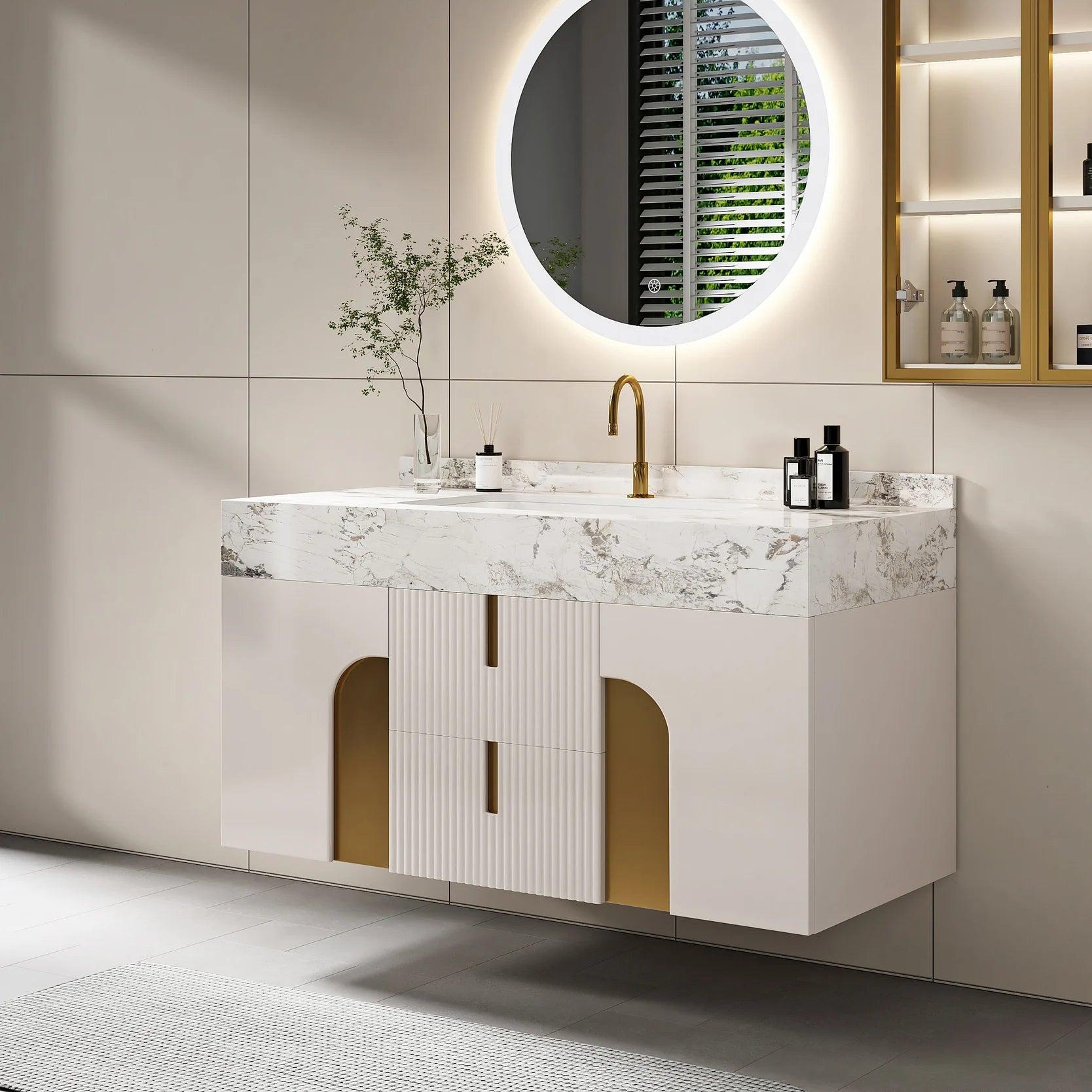 Travertine Vanity Unit