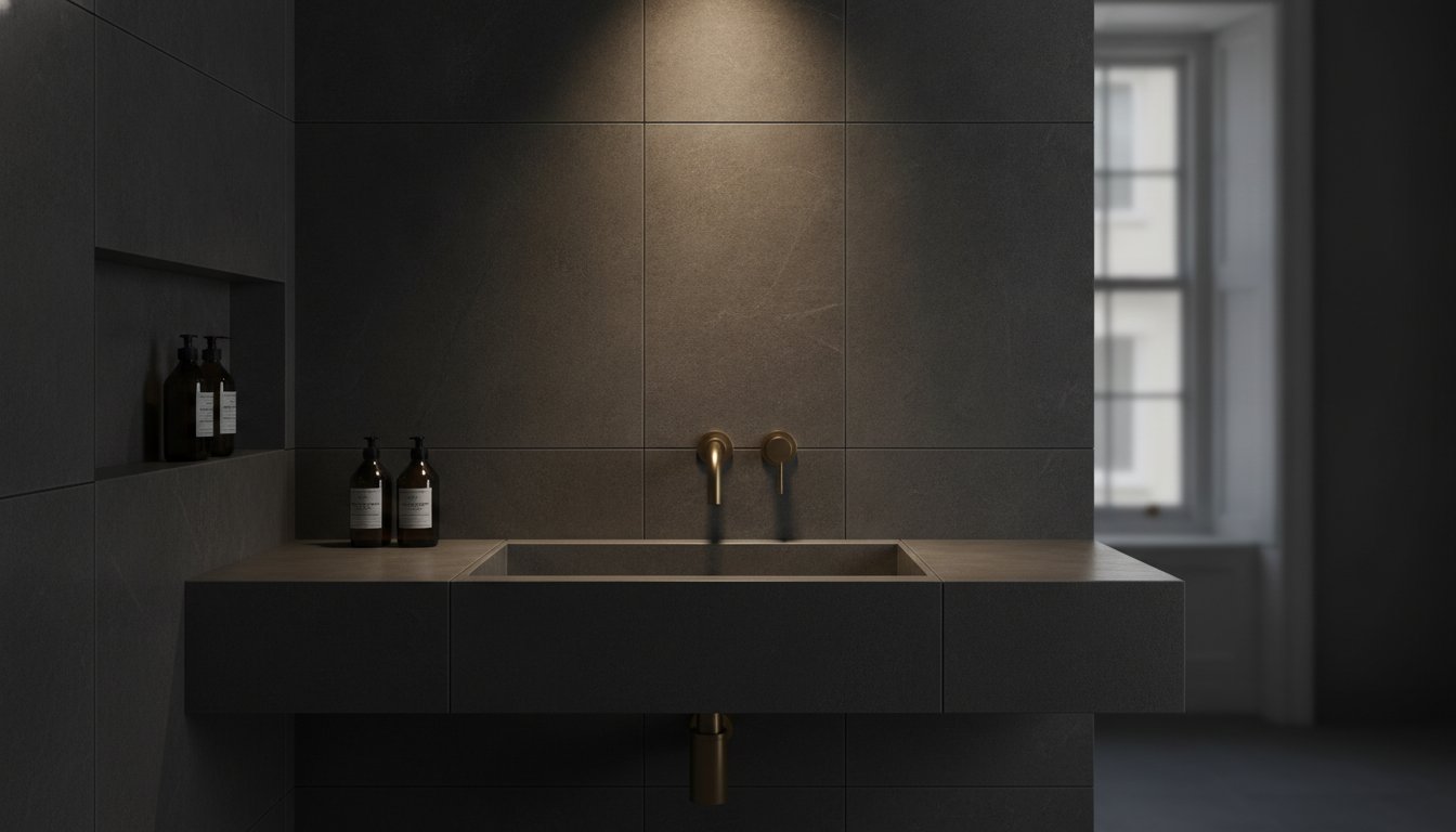 The Anatomy of a Hand Crafted Tiled Sink. A Reference for Luxury Interiors.