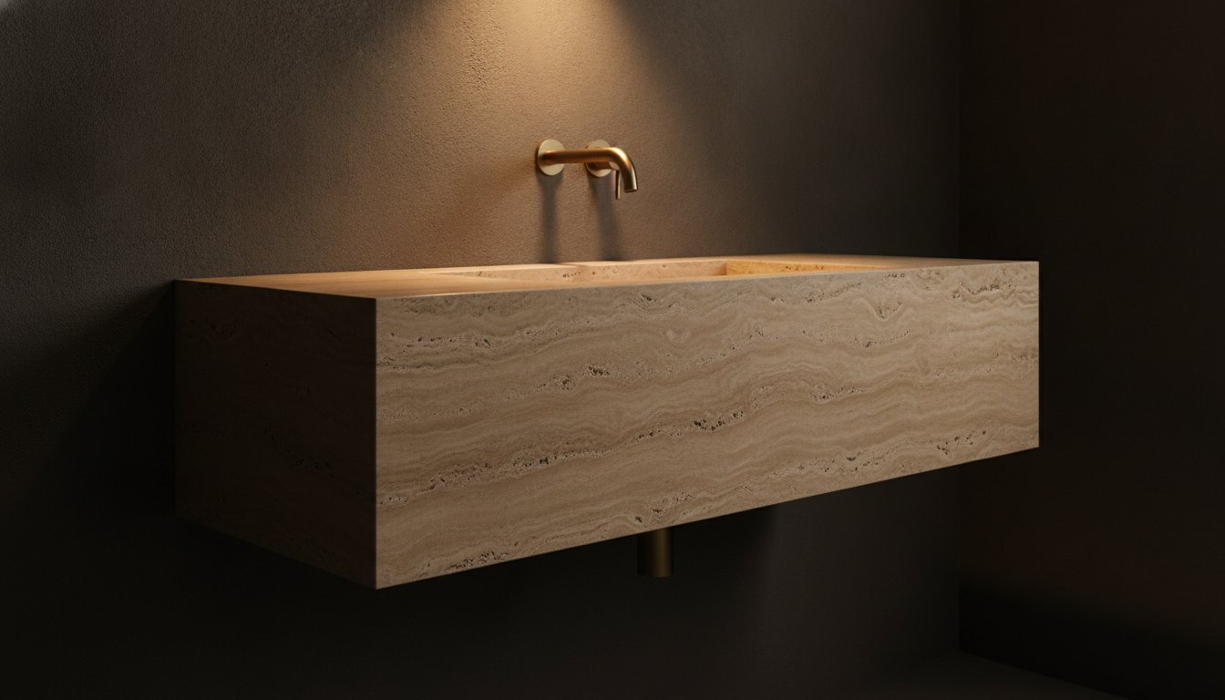 Artisan Travertine Vanity UK. A Guide to Commissioning Stone Excellence.